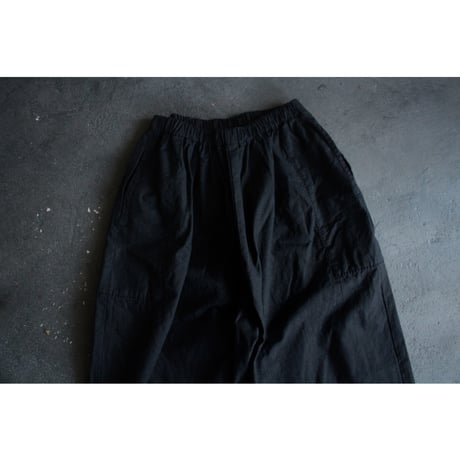 バルキーシーチング厚手ギャザーパンツ / homspun