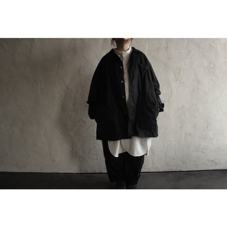 Oiled Wax Washed Moleskin 6-pocket Coverall / 〼〼:masumasu