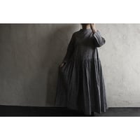 BUMPY COTTON SWITCHING GATHER ONE PIECE / GAUZE#