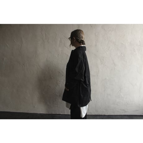 Oiled Wax Washed Moleskin 6-pocket Coverall / 〼〼:masumasu
