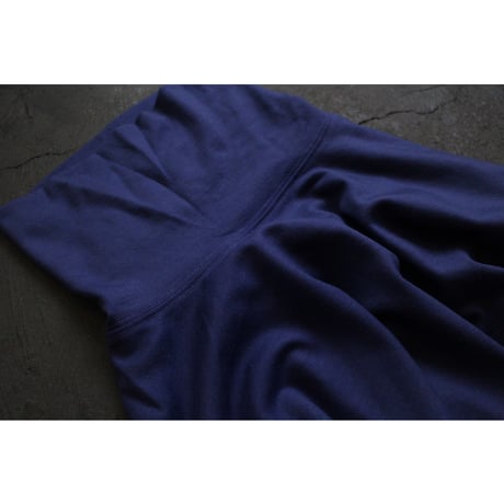 Super100s WOOL PlatingTurtleneck L/S Logo TEE / 〼〼:masumasu