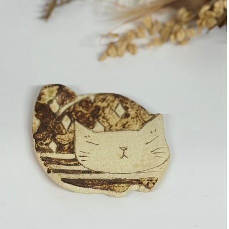 猫型豆皿　sa008527
