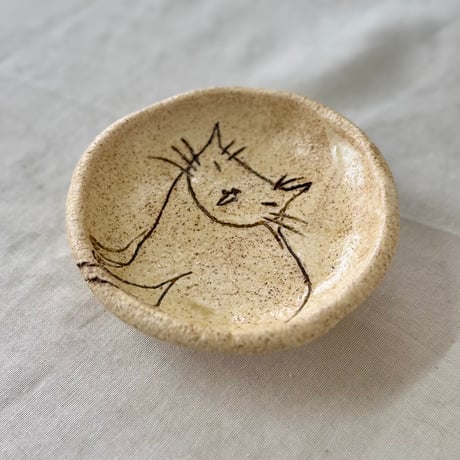 猫豆皿　sa001642