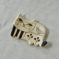 猫型豆皿　sa001613