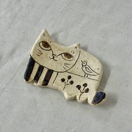 猫型豆皿　sa001613