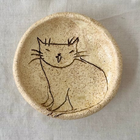 猫豆皿　sa001642
