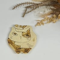猫型豆皿　sa008503