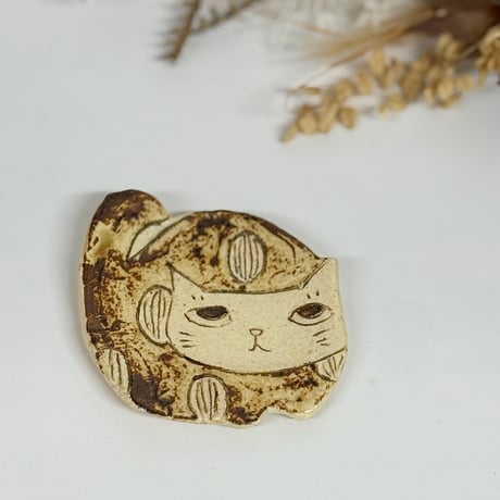 猫型豆皿　sa008526