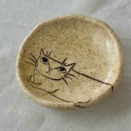 猫豆皿　sa001639