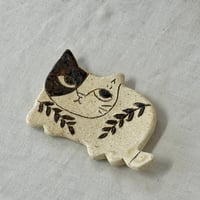 猫型豆皿　sa001616