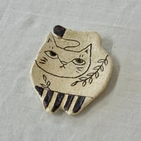 猫型豆皿　sa001598