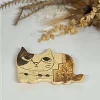 猫型豆皿　sa008048