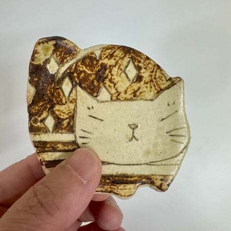猫型豆皿　sa008527
