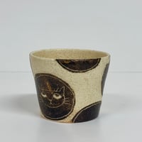 ミニカップ丸模様　cu002586
