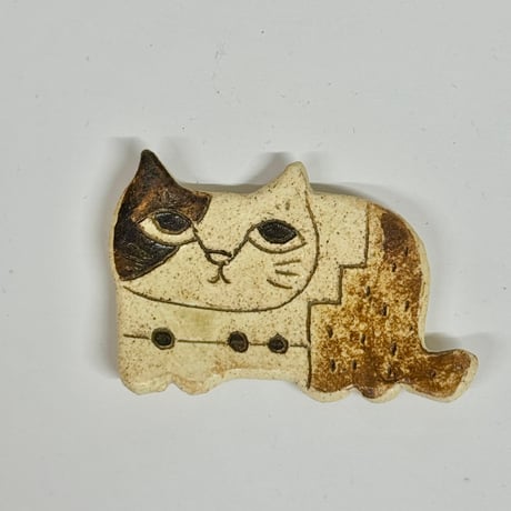猫型豆皿　sa008048