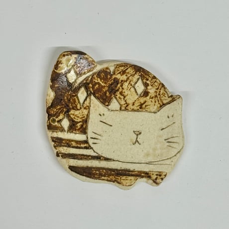 猫型豆皿　sa008527