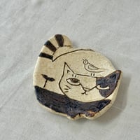 猫型豆皿　sa001603