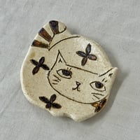 猫型豆皿　sa001601