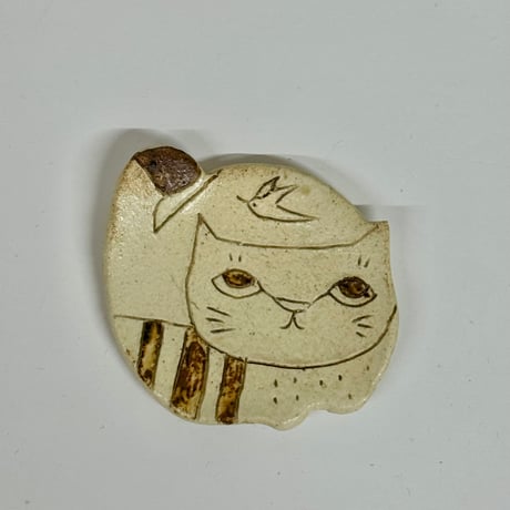 猫型豆皿　sa008498