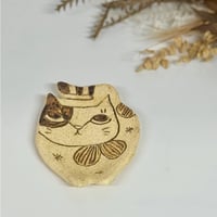 猫型豆皿　sa008043