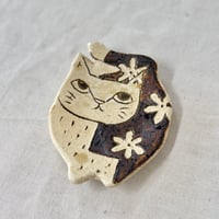 猫型豆皿　sa001597