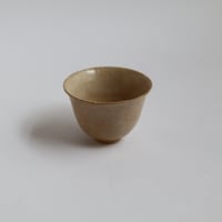 田中直純　杏黄釉小湯呑み