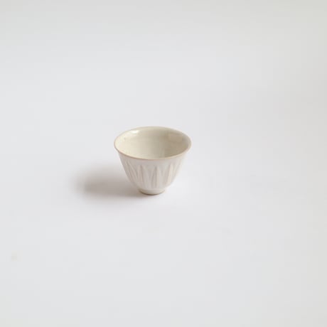 田中直純　陽刻蓮弁茶杯