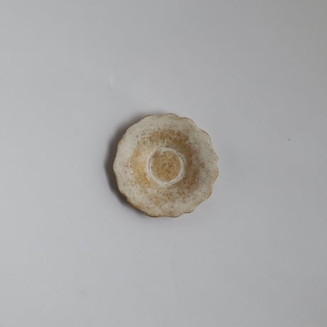 田中直純　輪花茶托