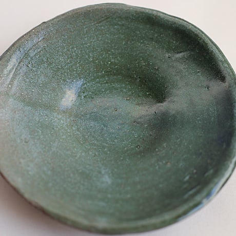 金憲鎬　緑釉皿