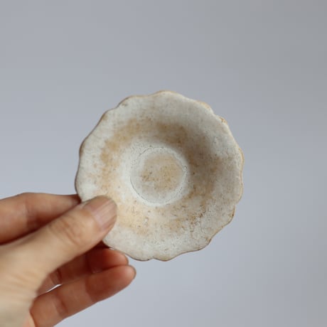 田中直純　輪花茶托