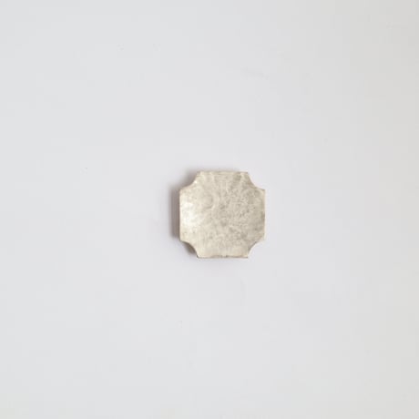 田中直純　haku豆十字托　銀彩