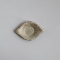 田中直純　haku leaf 茶托　銀彩