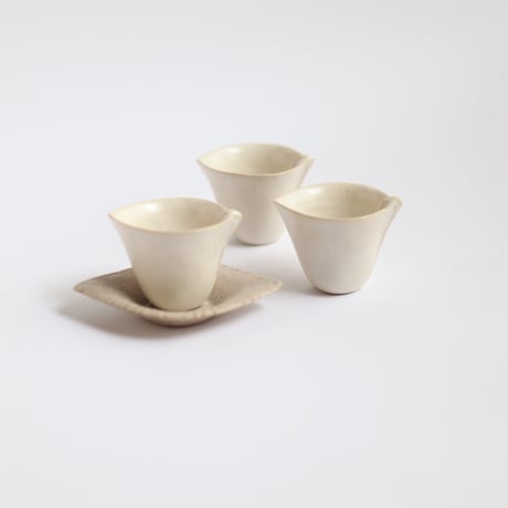 田中直純　茶杯　leaf （細）