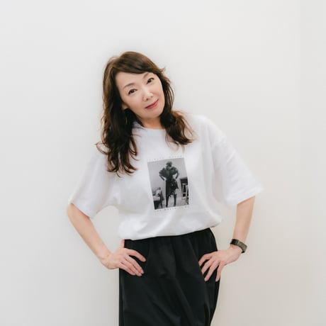 ちわきまゆみ / デビュー40周年記念「World To Me」Tシャツ（ホワイト）