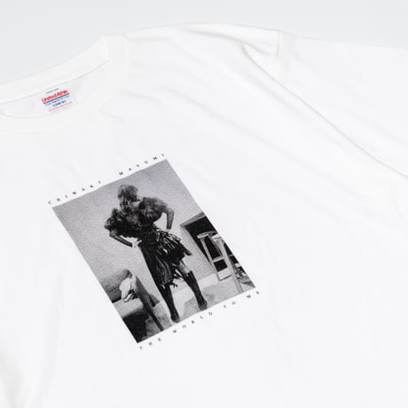 ちわきまゆみ / デビュー40周年記念「World To Me」Tシャツ（ホワイト）