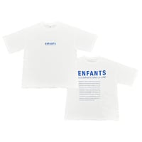 Enfants / プロフィールTシャツ( ホワイト)