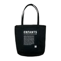 Enfants / プロフィールトートバッグ(ジッパー付き)