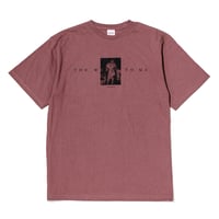 ちわきまゆみ / デビュー40周年記念「World To Me」Tシャツ（グレイッシュピンク）