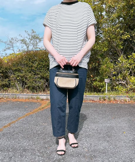 バックリボンボーダートップス・全2色(￥6,490)