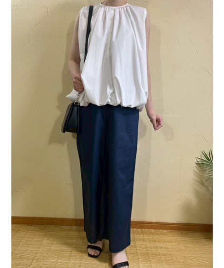 ノースリーブバルーンブラウス・全3色(￥8,690)