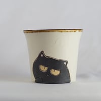 ねこフリーカップ （中林由香梨：陶芸家）