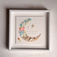 Sea Moon ― 星砂と海の月 ―｜18cm角フレーム