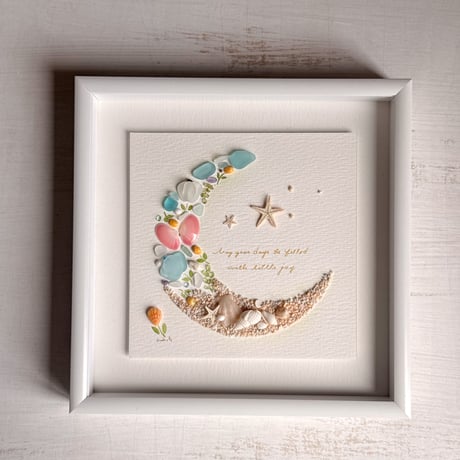 Sea Moon ― 星砂と海の月 ―｜18cm角フレーム