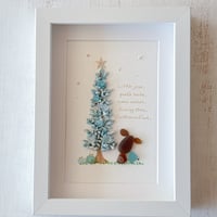 蒼い森のクリスマス｜わんこ｜2Lサイズ