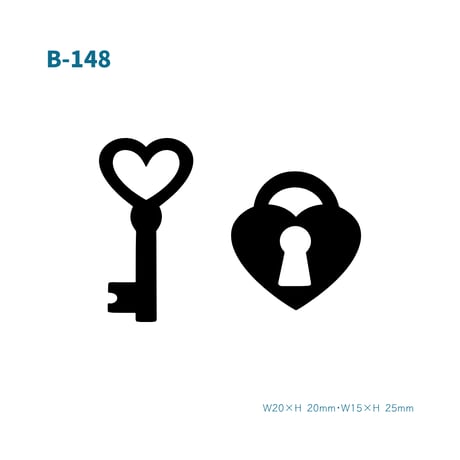 Karisome｜ハートの鍵と錠【B-148】