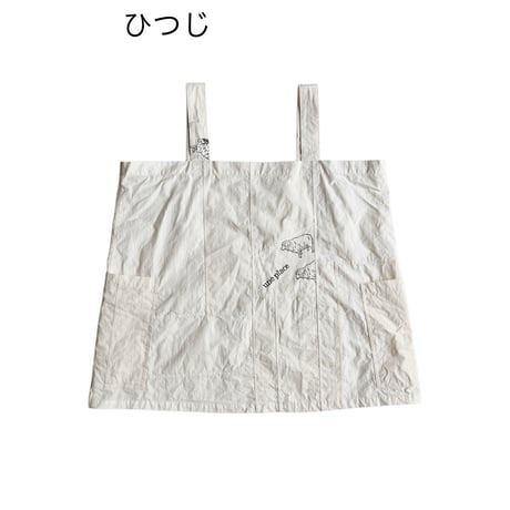 パッチワークエプロンシャツ
