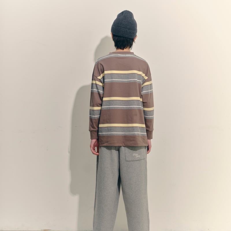 main story / Band Tee - Chocolate Melange Strip