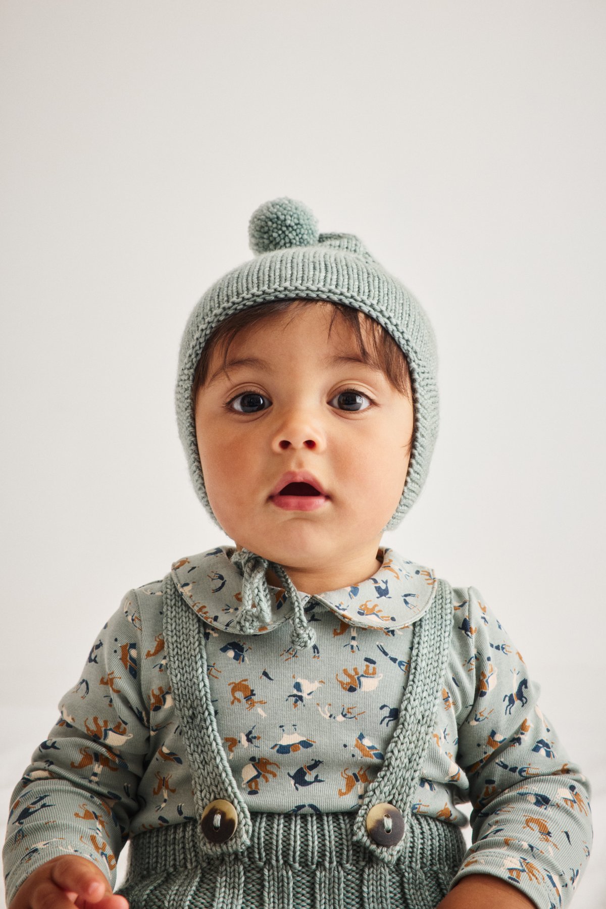 ☆ Misha&Puff / Baby Petit Collar Onesie - Onsen