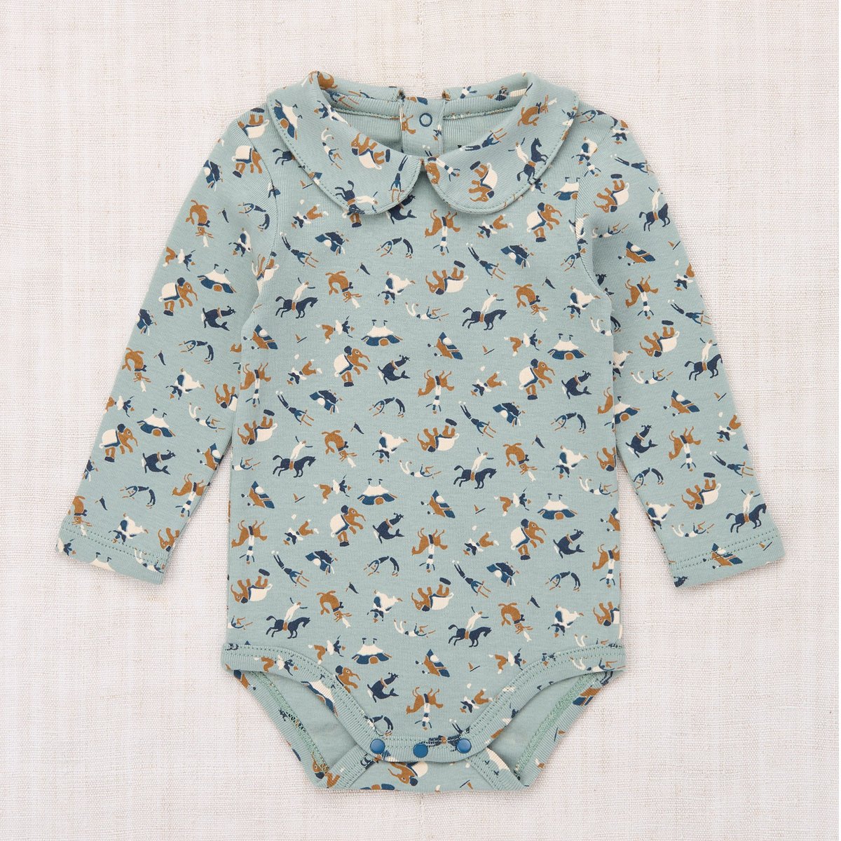 み*ま様 Misha&Puff Baby Petit Collar Onesie ☆ Misha&Puff / Baby Petit Collar Onesie - Onsen