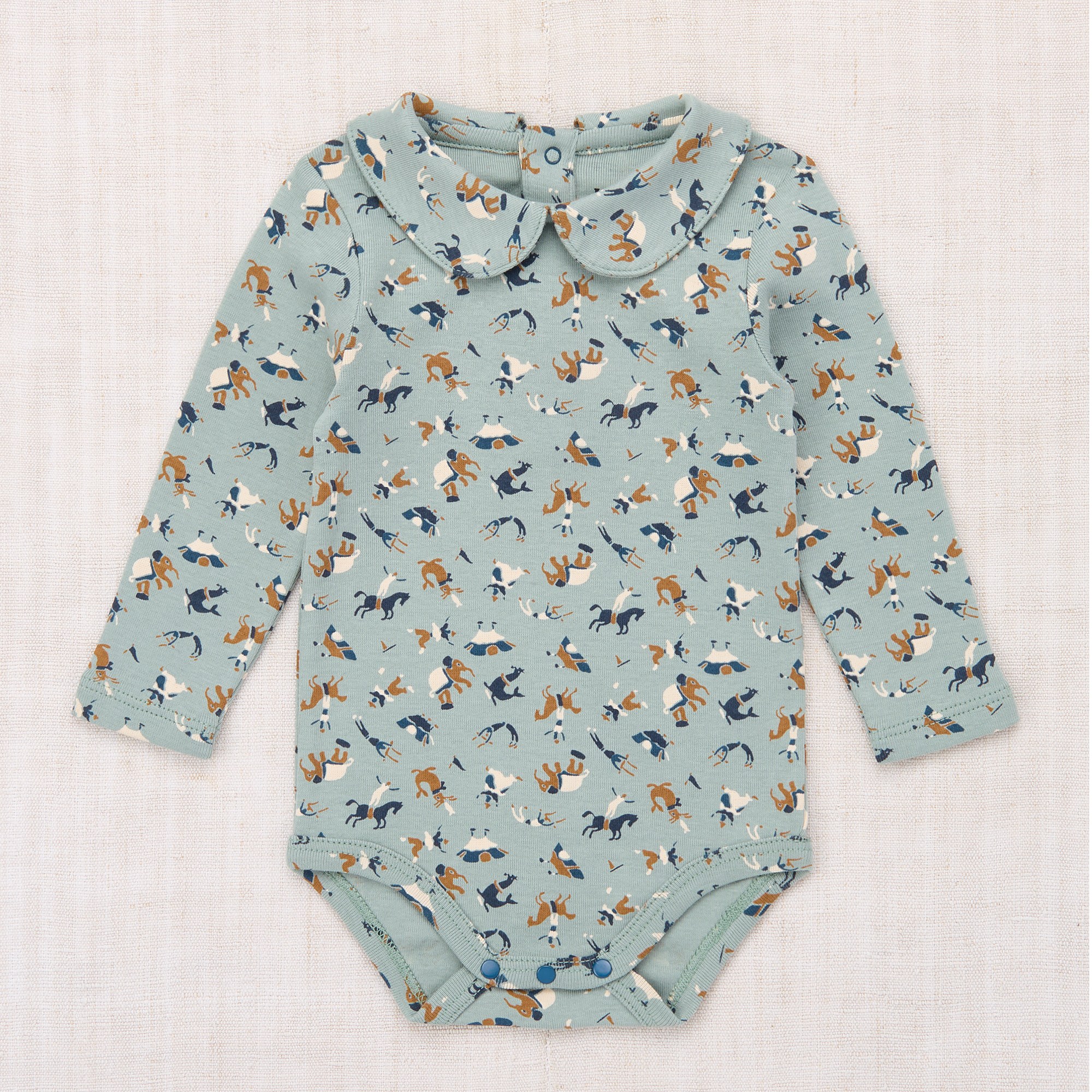 ☆ Misha&Puff / Baby Petit Collar Onesie - Onsen